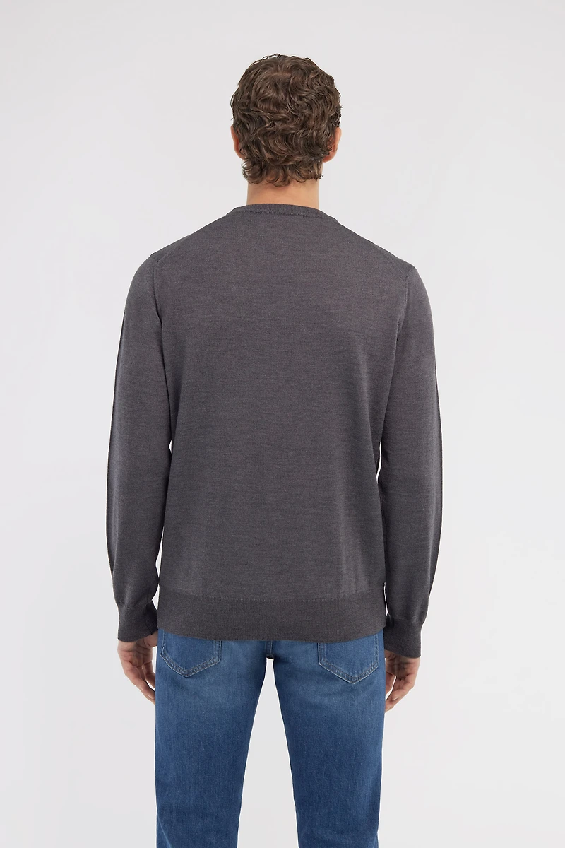 Crewneck sweater with RC