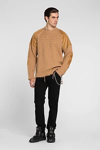 Crystal-Embellished Sweater