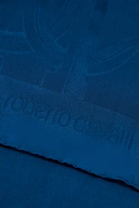 Jacquard Scarf with Mirror Snake Monogram and Logo