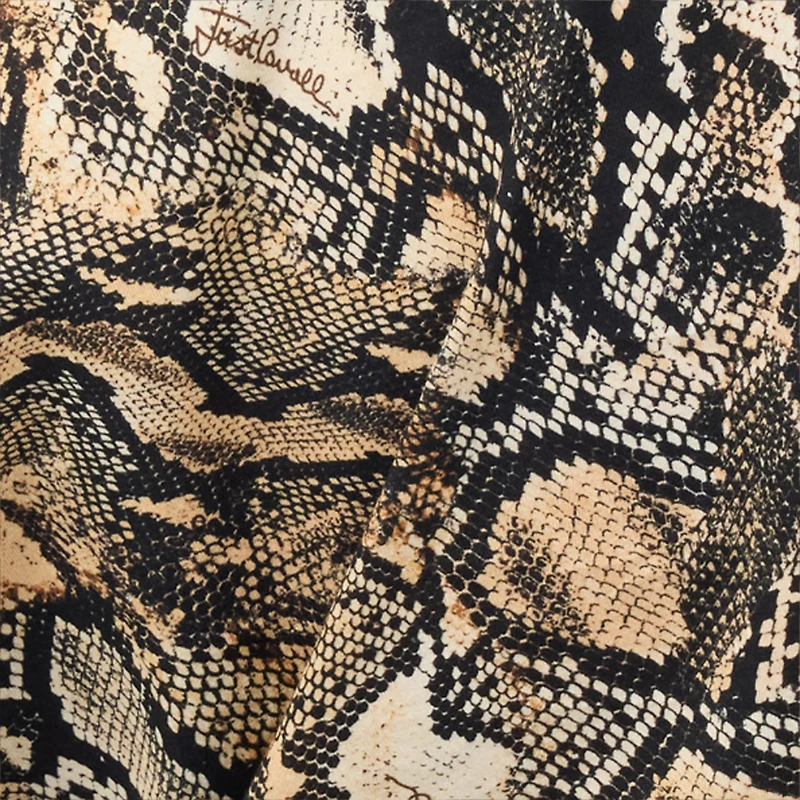Crop Top With Python Print