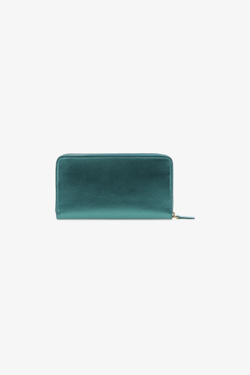 Wallet with Monogram RC and zip