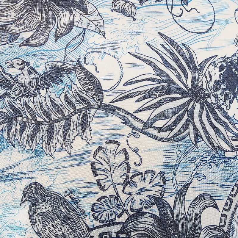 Short Jungle-Print Dress