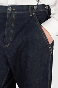 Jeans With Loose Leg And RC Monogram
