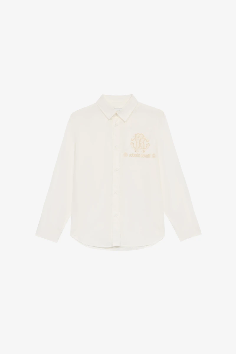 Shirt With RC Monogram And Lettering