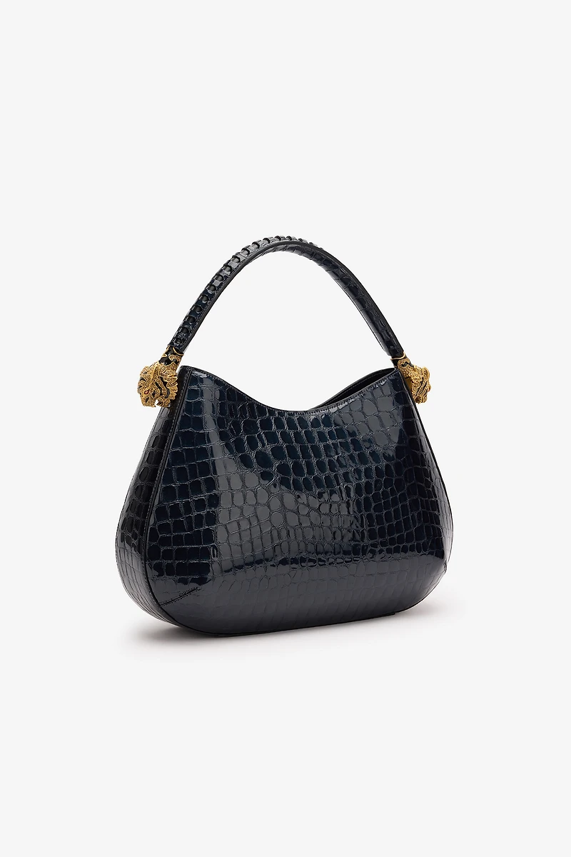 Roar Bag With Crocodile Print