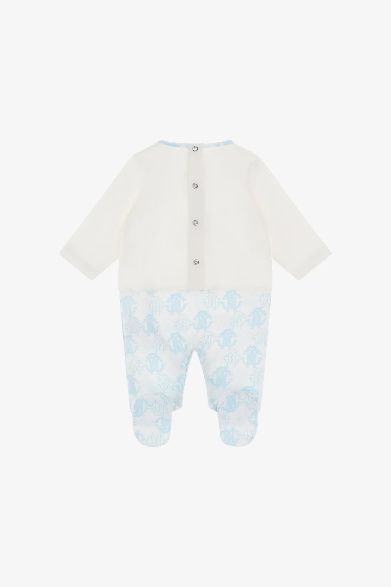 RC Monogram-Embroidery Babygrow Set