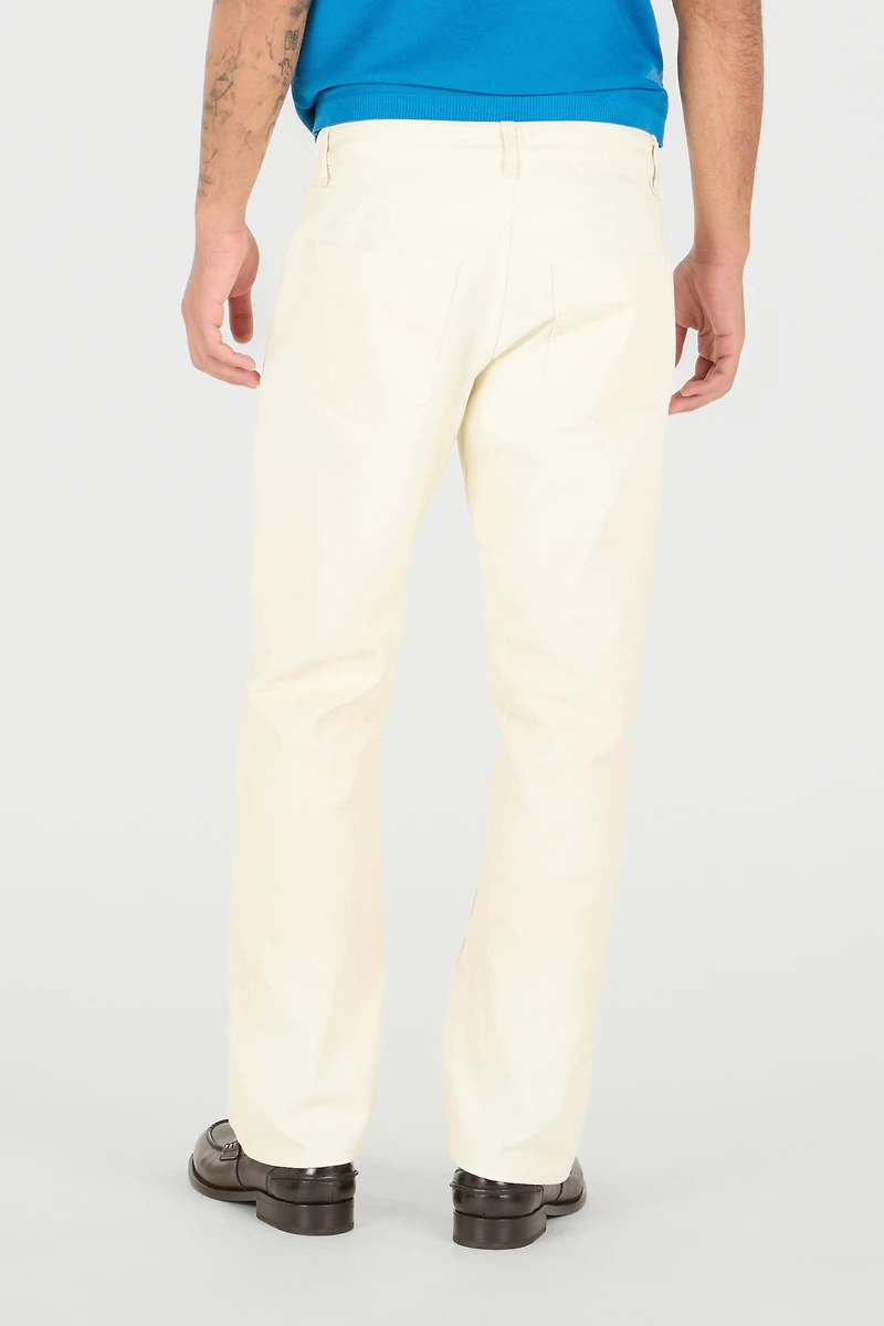 Cream Five Pocket Jeans
