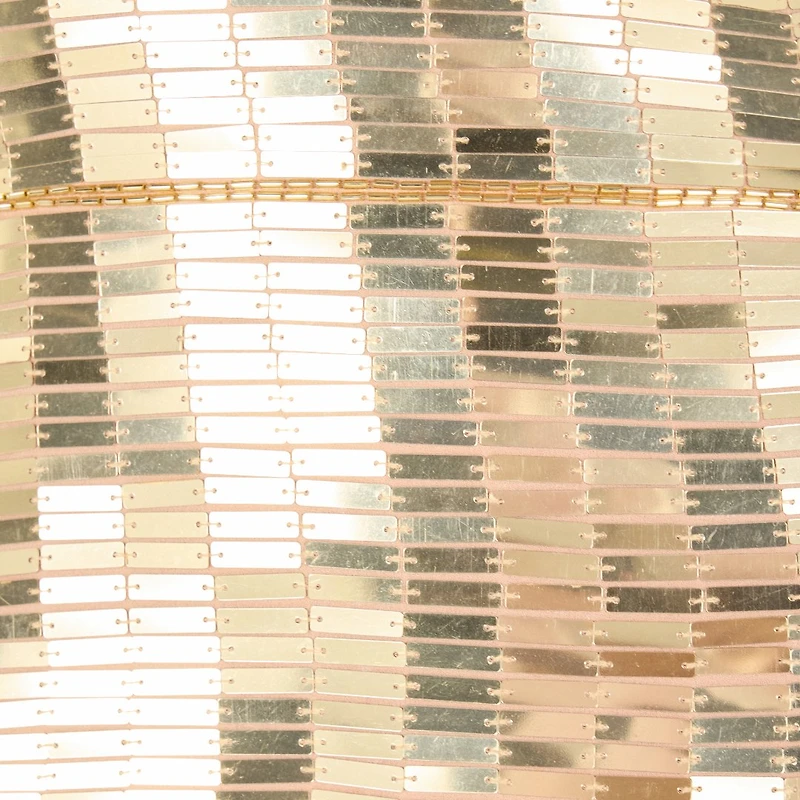 Mini Dress With Gold Appliqués