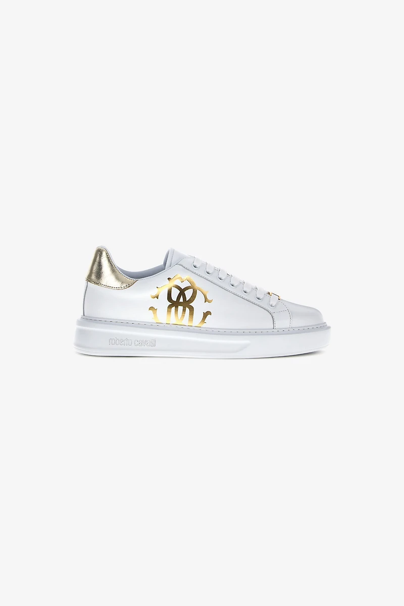 Sneakers with Monogram Mirror Snake
