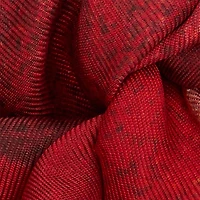 Necklace in metal and printed silk