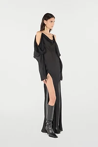Long Silk Dress