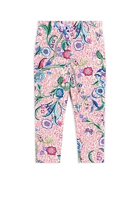 Floral And Leopard-Print Trousers