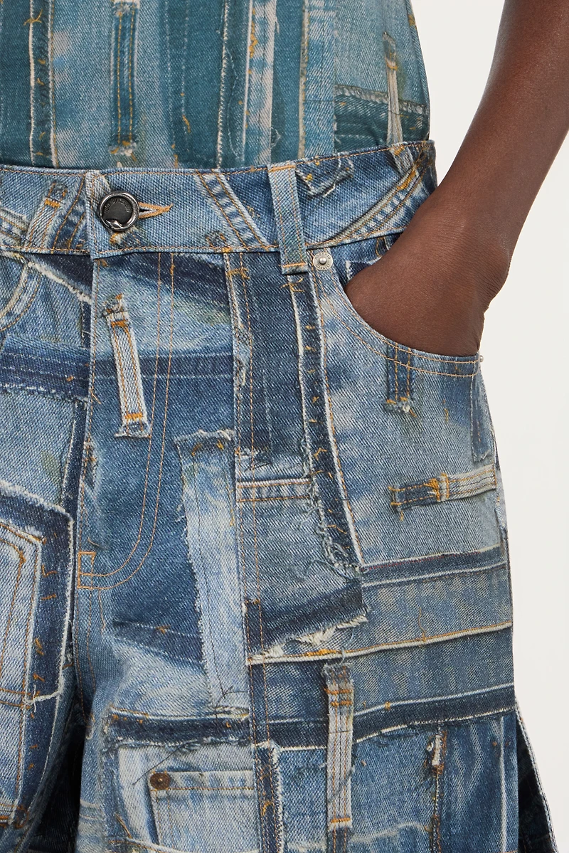Patchwork Capsule Collection Cargo Jeans