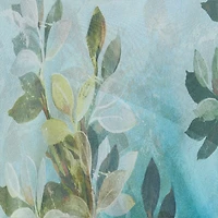Extra-Long Silk Dress With Nature Print