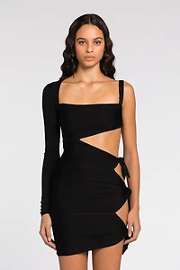 Cut out-detail mini dress