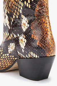 Texan Boots With Python Print