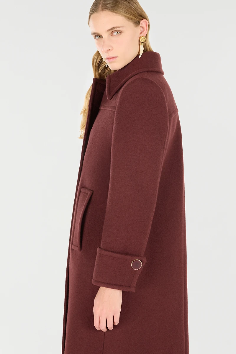 Double-Breasted Wool Coat
