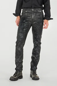 Used-effect pants