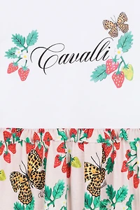 Logo-print short-sleeve dress