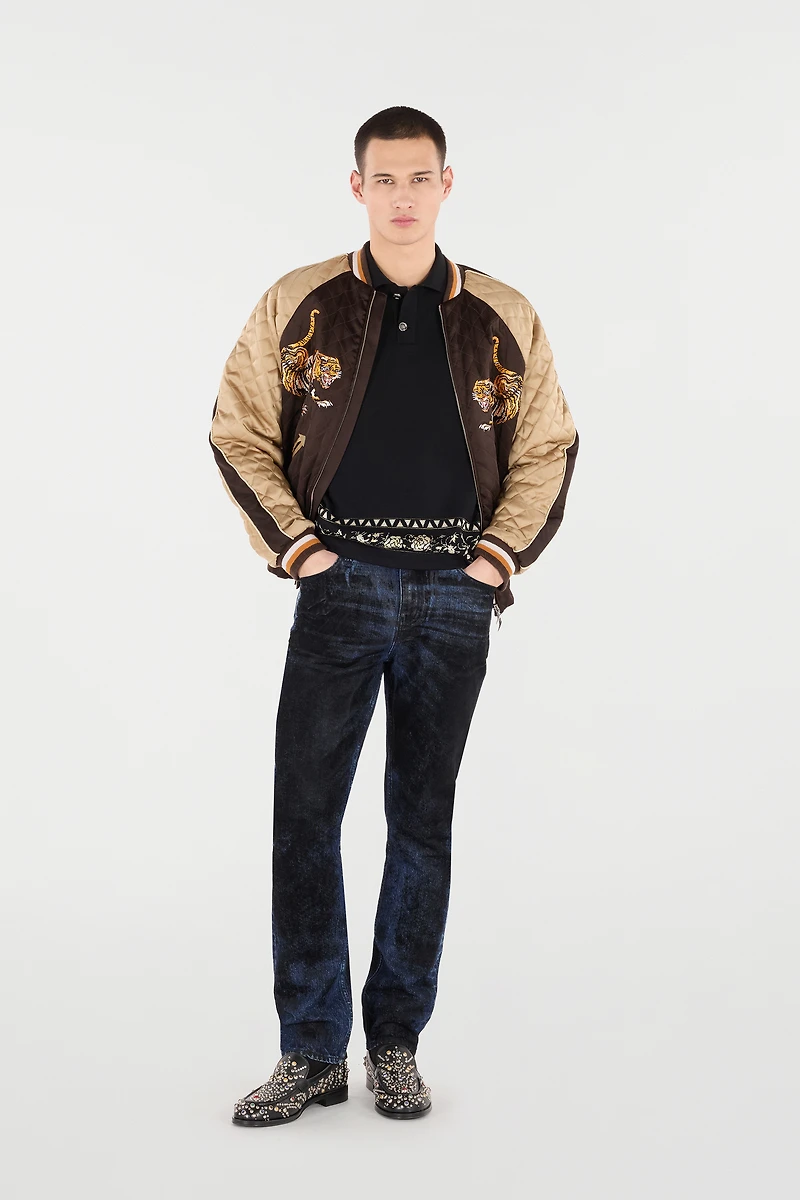 Bomber Jacket With Tigers