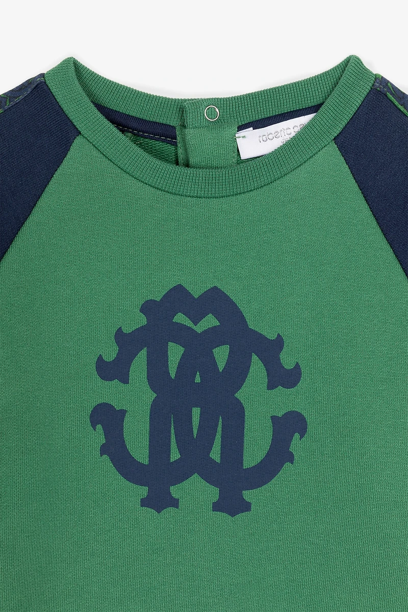 RC Monogram Cotton Sweatshirt