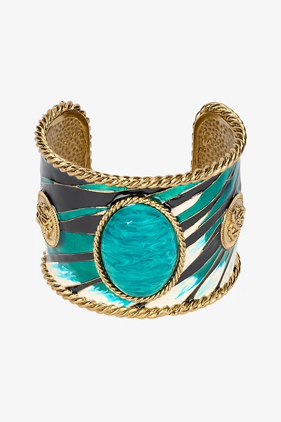 Ray Of Sea Print Cuff Bracelet