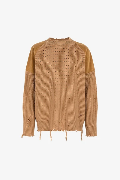 Crystal-Embellished Sweater