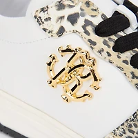 Leopard Print Sneaker with Monogram RC
