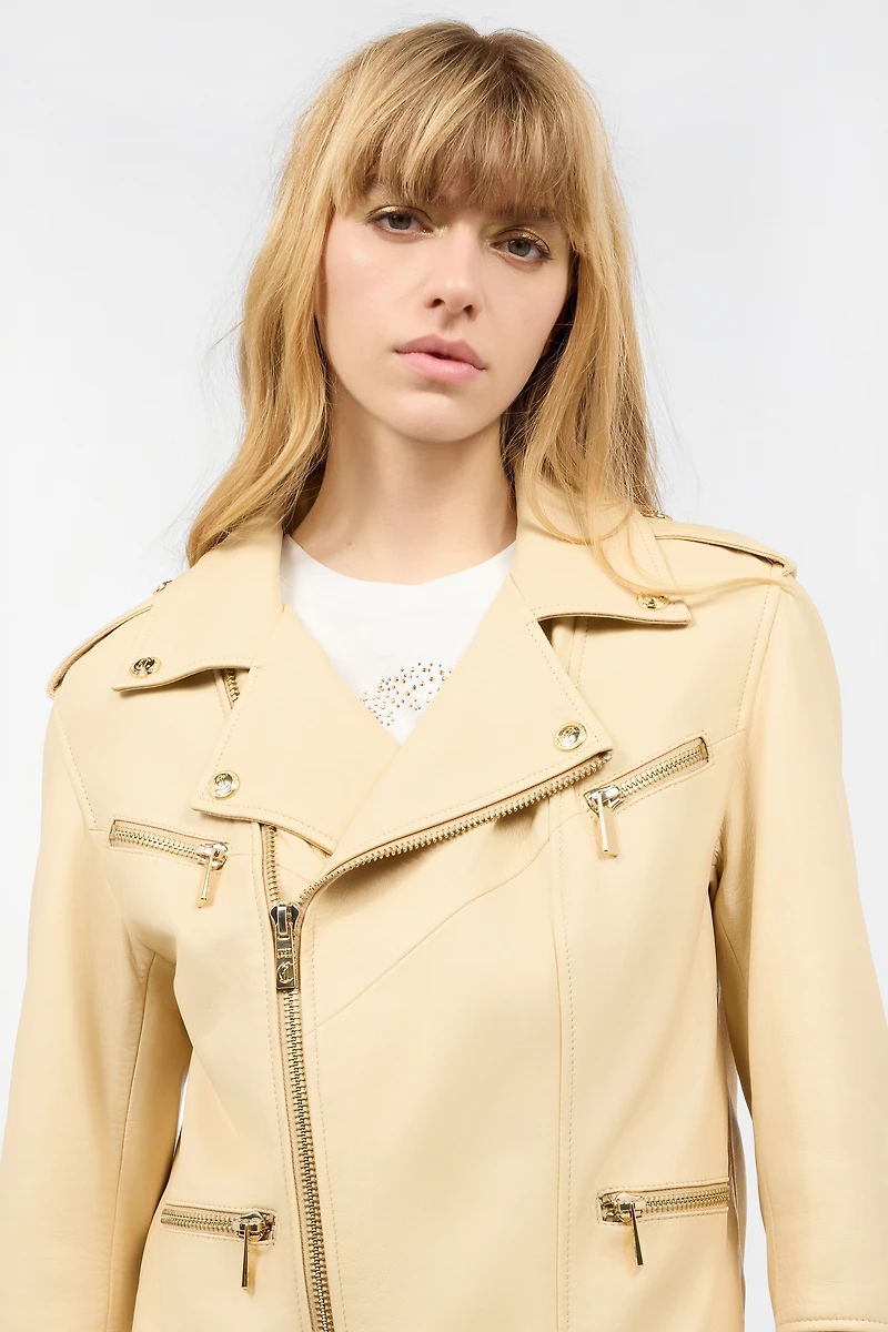 Jacket With Studded Logo