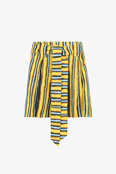 Baidera Print Linen Shorts