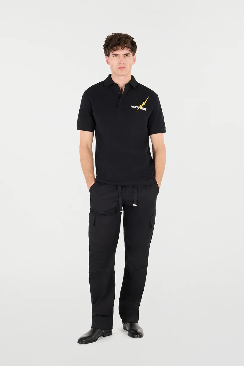 Polo With Print And Logo