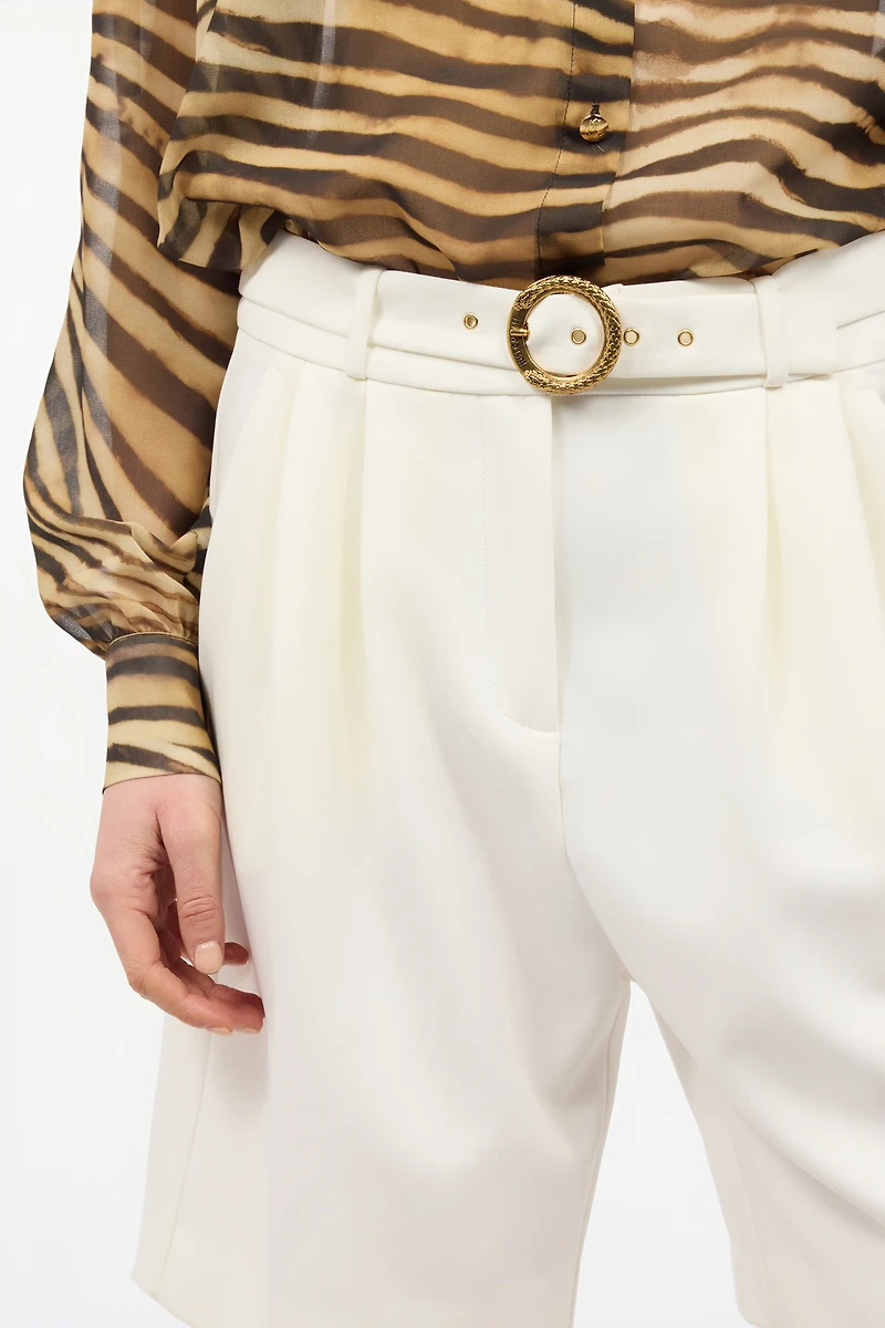 Tailored Shorts With Belt