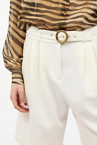 Tailored Shorts With Belt
