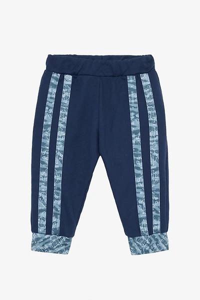 Sport Pants With Contrasting Bands And RC Monogram