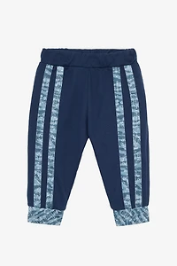 Sport Pants With Contrasting Bands And RC Monogram