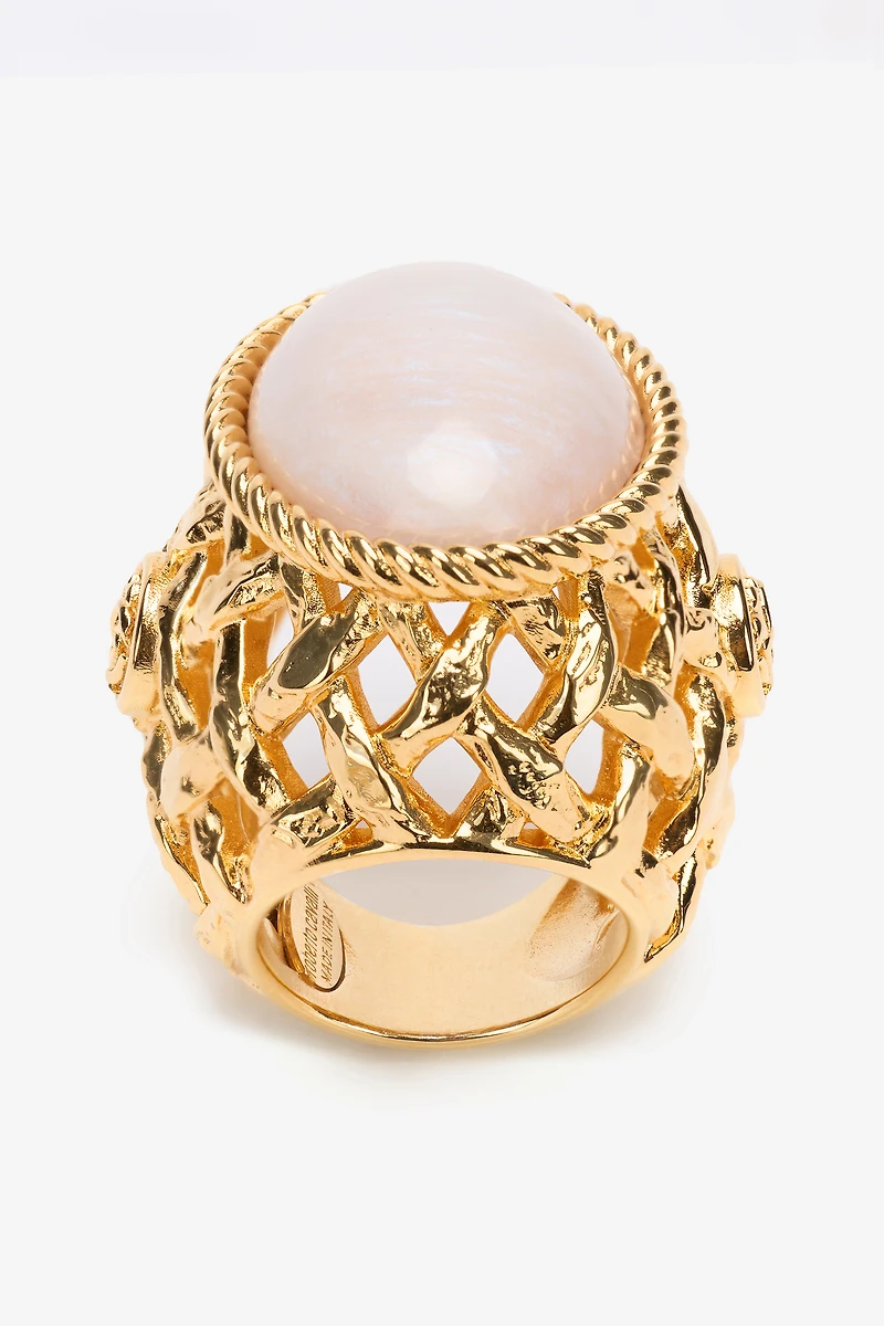 Cocktail Ring With Stone