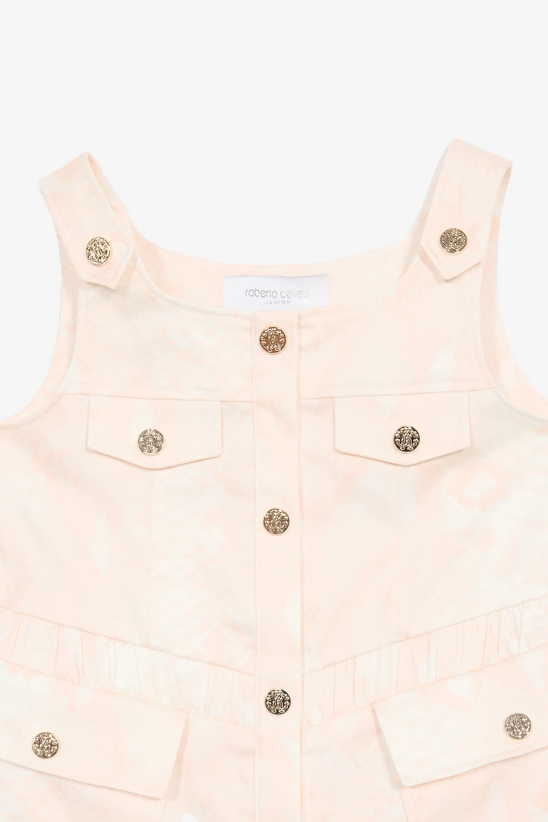 Dress With Snakeskin Print