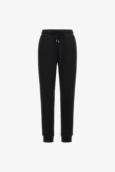 Sporty pants with logo