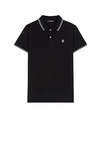 Black Monogram RC Polo