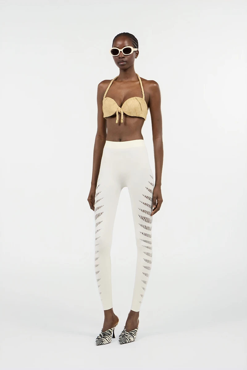 Sand Bralette Top with Rope Detail