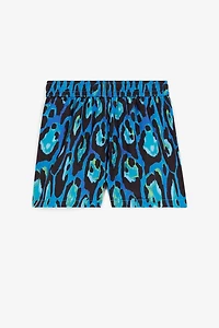 Leopard-Print Swim Shorts