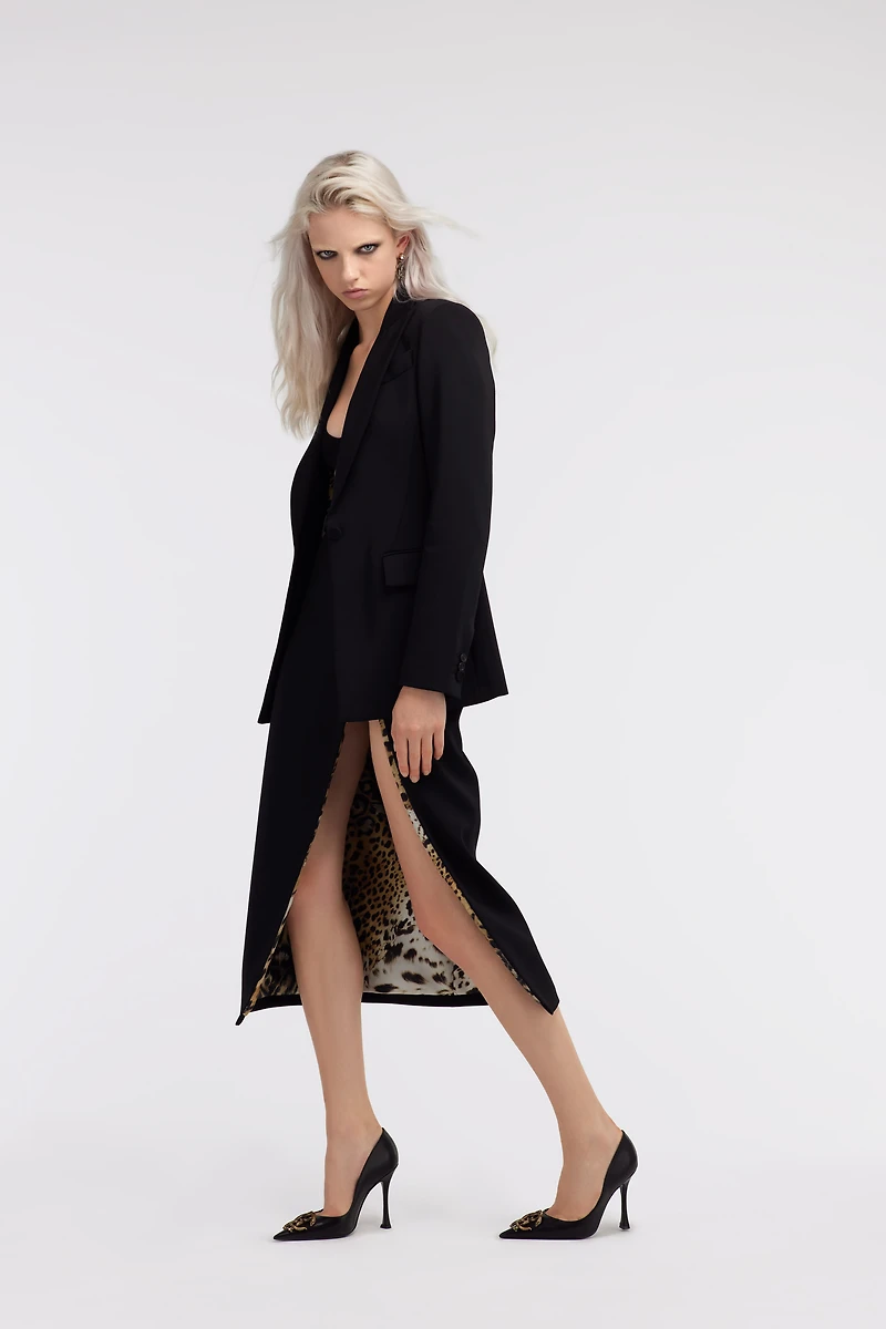 One button blazer