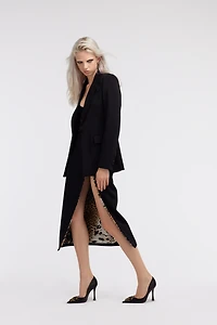 One button blazer
