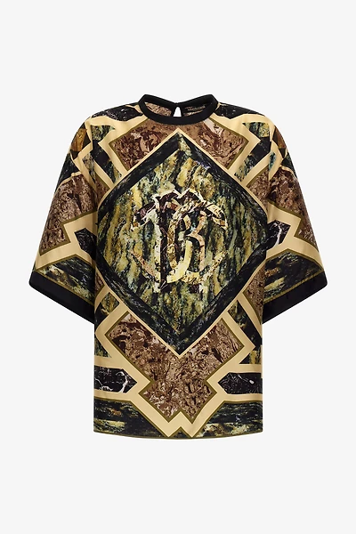 Marble Print T-Shirt