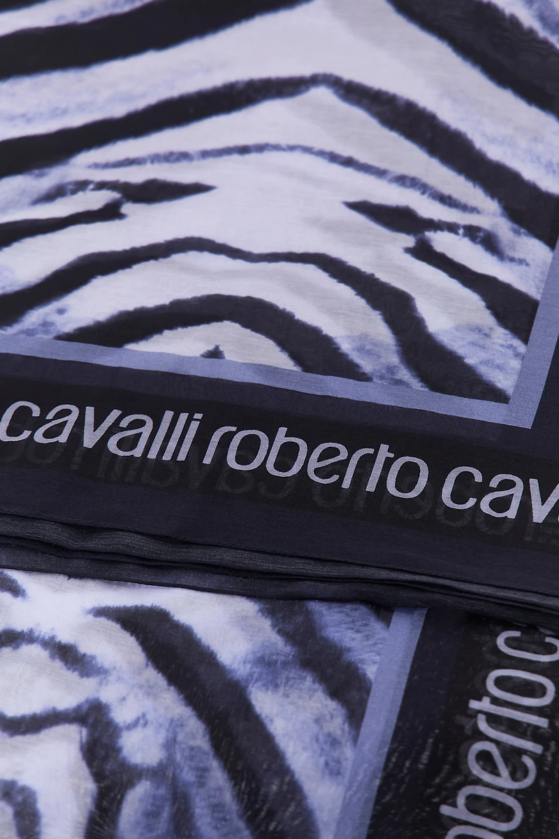Roberto Cavalli Stole with Zebra print