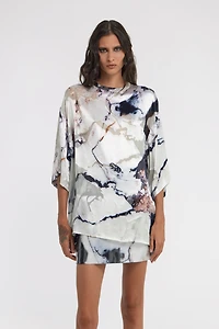 Marble Print T-shirt