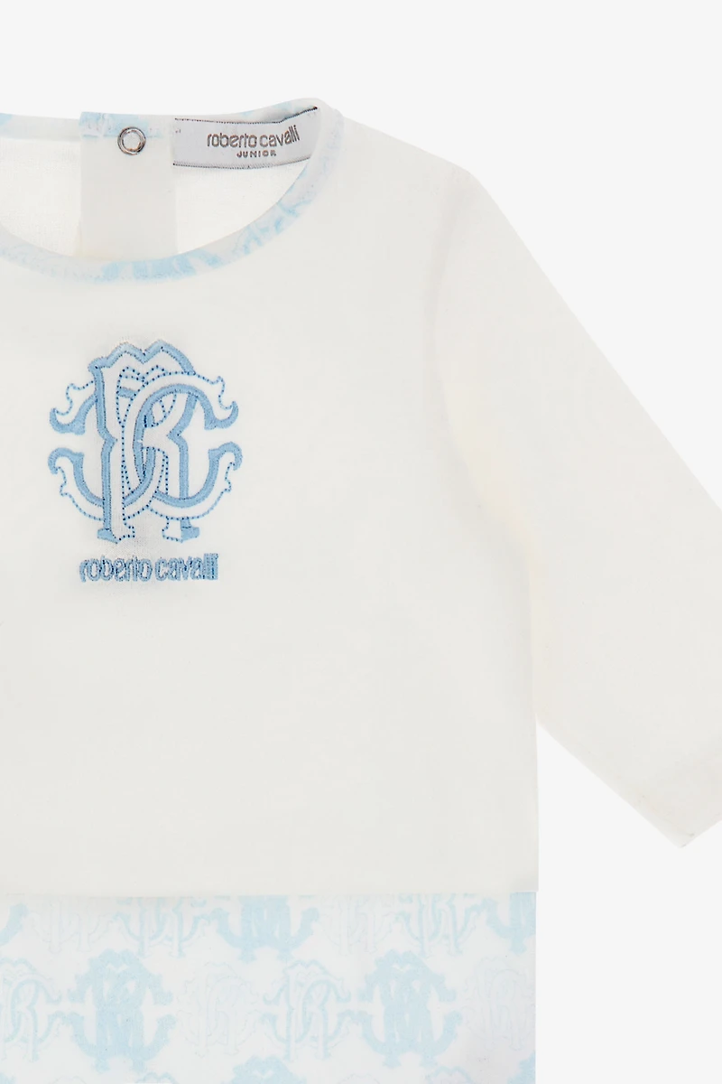 RC Monogram-Embroidery Babygrow Set