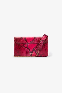 Python And Tiger-Print Bag