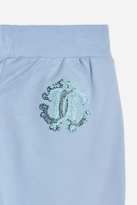 Sports Pants With Floral Lace