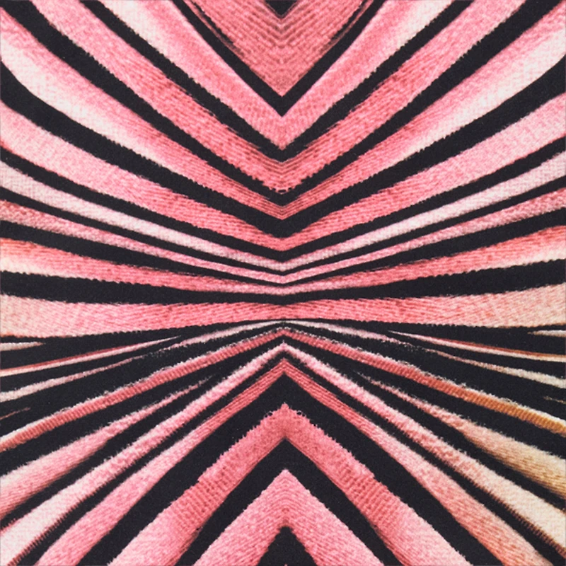 Trikini With Ray Of Pink Print